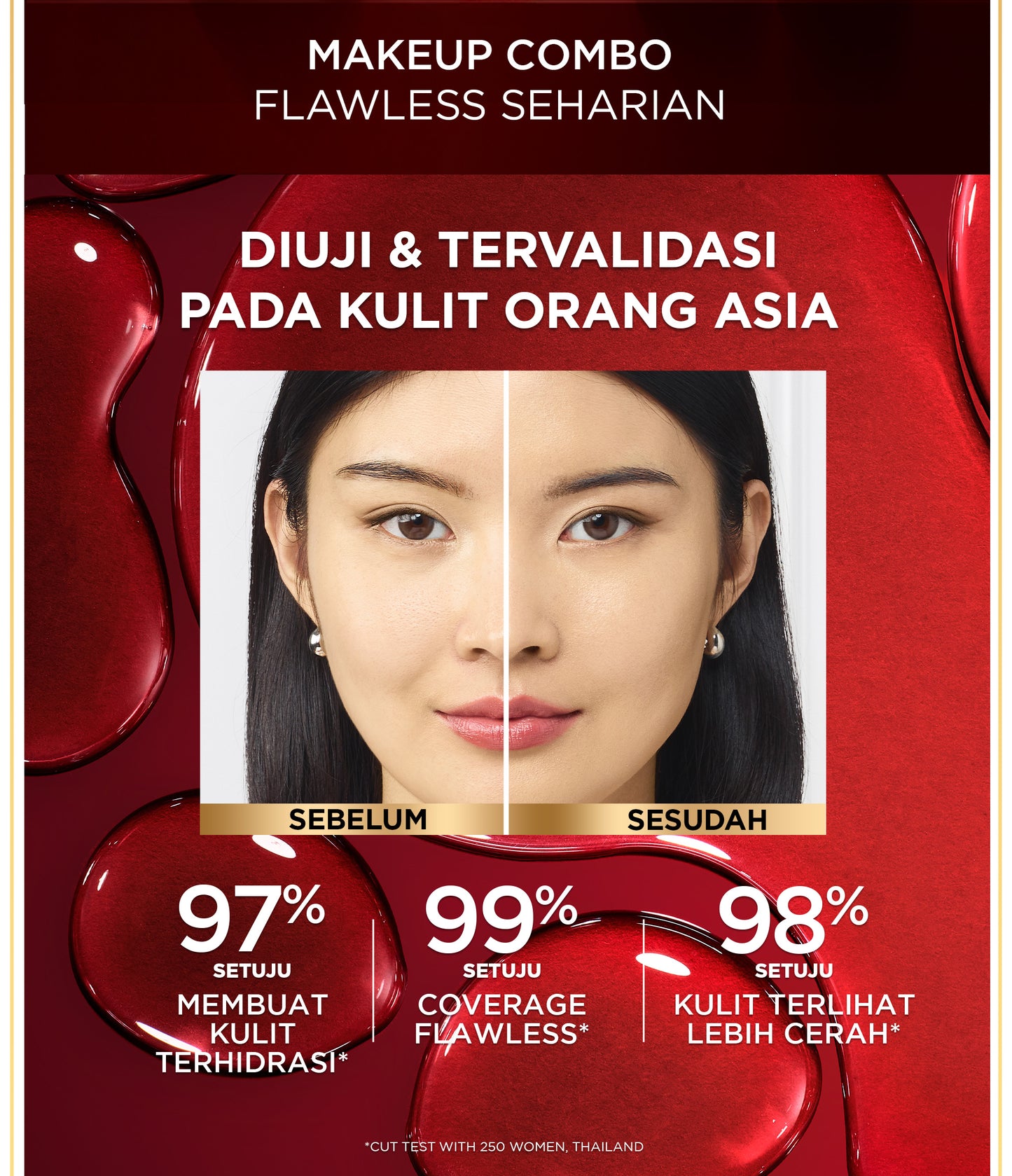 [BARU] L'OREAL PARIS INFALLIBLE 24H TINTED SERUM FOUNDATION LIGHTWEIGHT BREATHABLE RINGAN TAHAN HINGGA 24 JAM