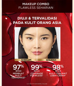 [BARU] L'OREAL PARIS INFALLIBLE 24H TINTED SERUM FOUNDATION LIGHTWEIGHT BREATHABLE RINGAN TAHAN HINGGA 24 JAM