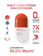 NEWLAB Brightlogy C-Gluta 360 Boost || Minuman Glutathione untuk Pemutih Badan || Glutathione Kapsul || Glutathione Whitening 50gr