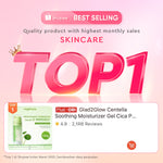 Glad2Glow Centella Water Gel Soothing Moisturizer Madeca Cream Berjerawat Acne Cica Pelembab Wajah 100g  Menenangkan kulit Mengurangi kemerahan Mengontrol minyak Mengobati kulit berjerawat Menjaga g2glow official store