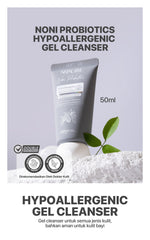 NPURE Cleanser Gel Noni Mini 50ML / Cleanse Me Softly / Gentle Skin Cleanser / Pembersih Wajah Hypoallergenic / Sensitive Approved / Eczema / Semua Jenis Kulit / ph Balance / Travel Size