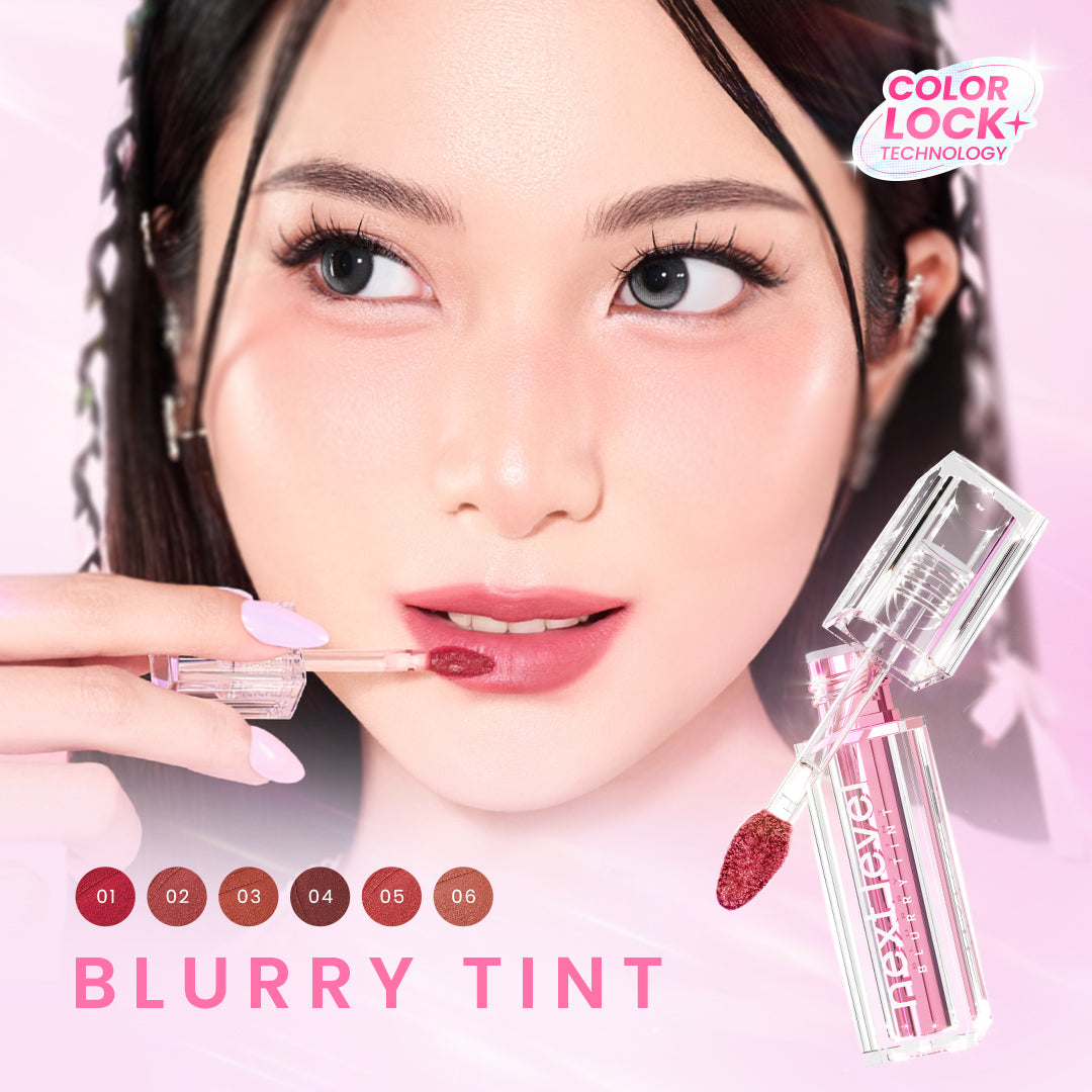 [Twinpack] Hanasui Next Level - Blurry Tint Bouncy Blush Butter Balm Liplast Cream Lip Tint Tahan Lama Velvet Finish Longlasting Bounce Tinted Balm Melembabkan Pigmented Matte Finish