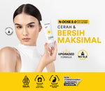 [NEW FORMULA] Whitelab N-Dose+ 2.0 Intensive Brightening Facial - Sabun Pembersih Muka Pencerah Dengan Amino Cleanser Gentle Anti Iritasi (Bpom)