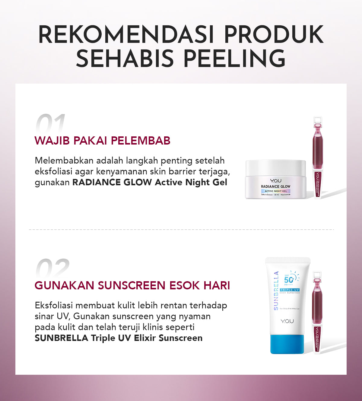 YOU 12% ACID INTENSIVE PEELING SERUM 1.5ML*5 [TRAVEL SIZE] | AHA BHA PHA |Eksfoliasi Kulit Cerah Halus | Pori Besar