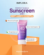 Implora Perfect Shield Sunscreen | Sunblock Wajah | Hyaluronic Acid Extract