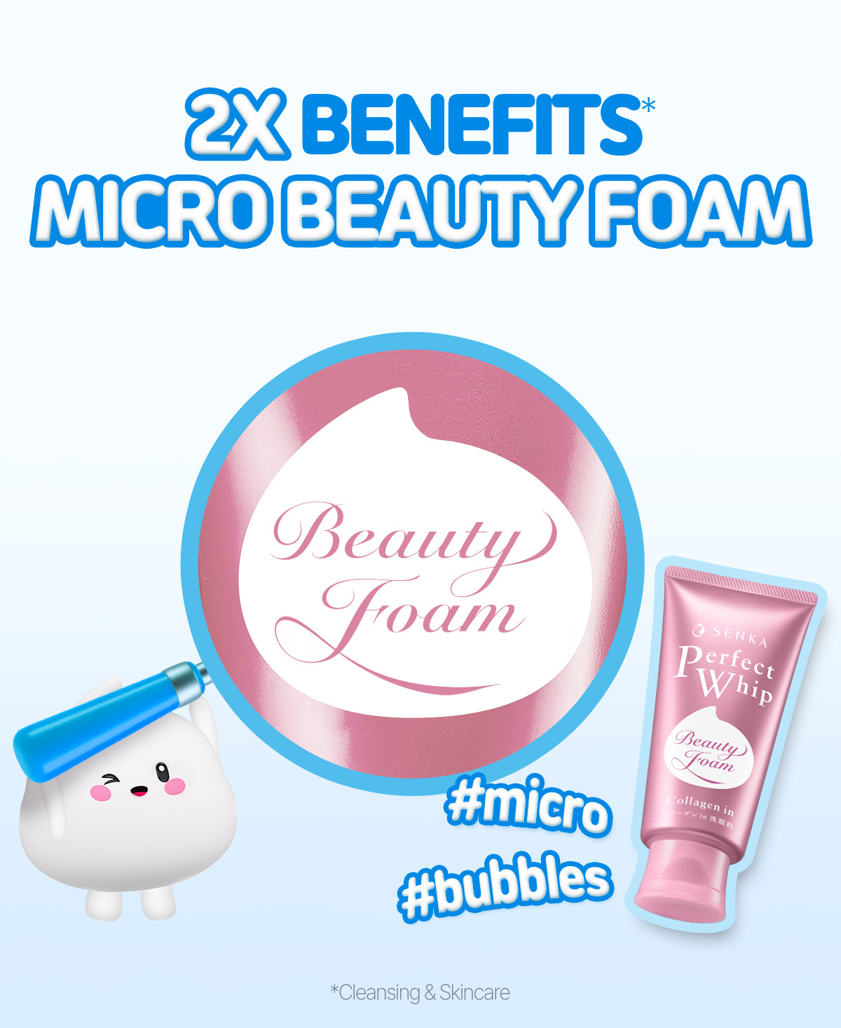 [TWINPACK] SENKA Perfect Whip Collagen-in Facial Foam 120gr [BUY 2 GET 4 Kuota Terbatas/Hari]