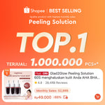 Glad2Glow Peeling Solution Serum Eksfoliasi Wajah 60S Menghaluskan Kulit Anda AHA BHA PHA Intensive serum vitamin c serum wajah white serum wajah glowing dan putih peeling exfoliating serum niacinamide Bahkan warna kulit kulit halus g2glow official store