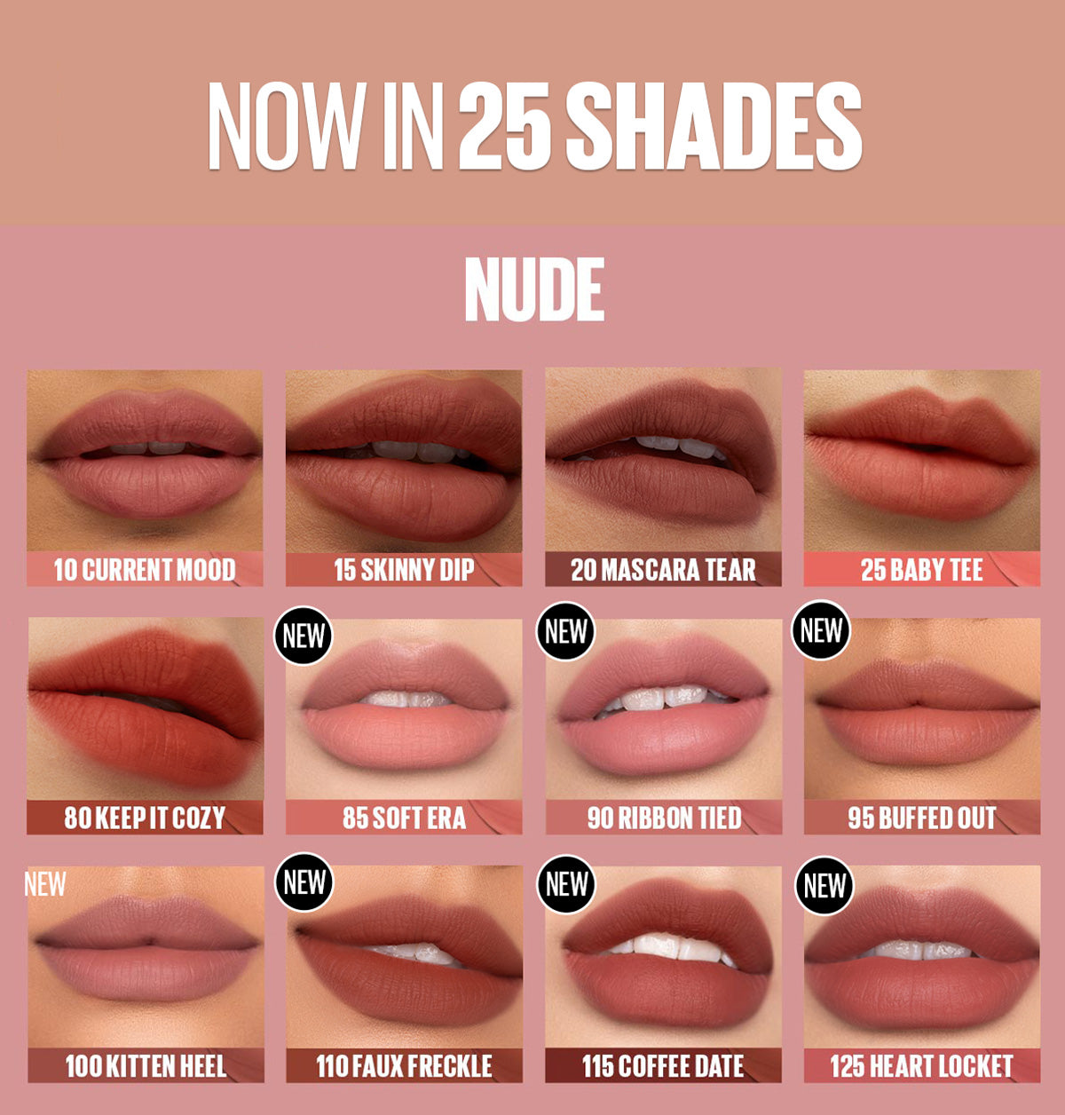 MAYBELLINE OFFICIAL Superstay Teddy Tint 5 mL - Teddy Soft Matte Tahan 12 Jam Lipstick Lipcream Lipstik Perfect Lip Tint