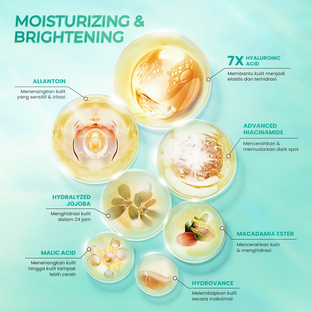 【BIG SIZE】Hanasui Ceramide Probiotics Moisturizer Gel 100ml - Pelembab Ringan Lembap Perbaiki Skin Barrier dan Mencerahkan