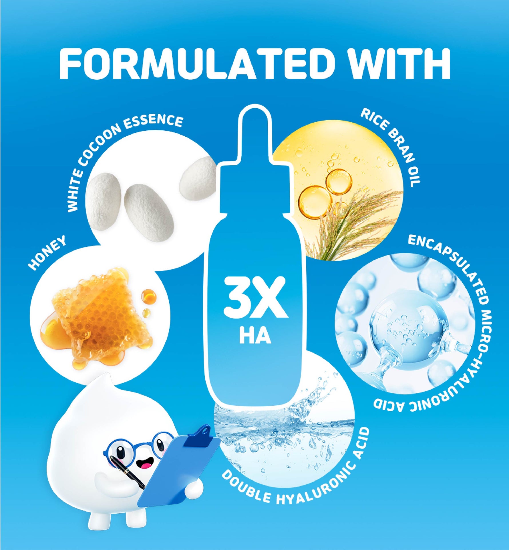 SENKA Deep Moist 3X HA Serum 30ml