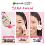(PAKET HEMAT ISI 3) GARNIER Super UV Invisible Air-Mist Sunscreen Spray SPF 50+ PA++++ Micellar Pink Sakura Glow Water Gel Skin Barrier Repair Daily Cleanser Moisturizer Protection Essentials Bundle - 75 ml + 50 ml + 125 ml