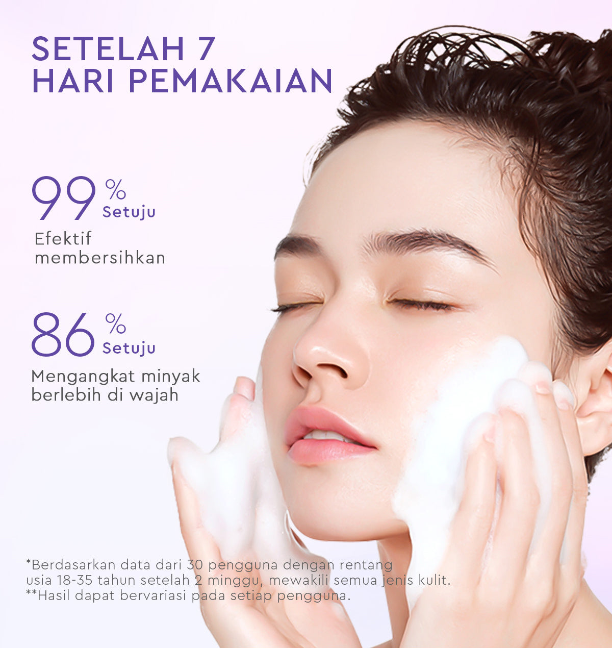 Glad2Glow Blueberry Ceramide Low pH Gel Cleanser facial wash skincare face wash sabun cuci muka cleansing balm exfoliating exfoliasi wajah sabun muka pembersih wajah Memperbaiki penghalang kulit tetap terhidrasi wajah G2G g2glow official store