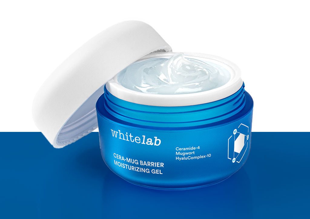 Whitelab Cera-Mug Moisturizer Gel untuk Skin Barrier - Pelembap Kulit Wajah Kering Siang Malam Cera-mug dengan Hyaluronic, Ceramide