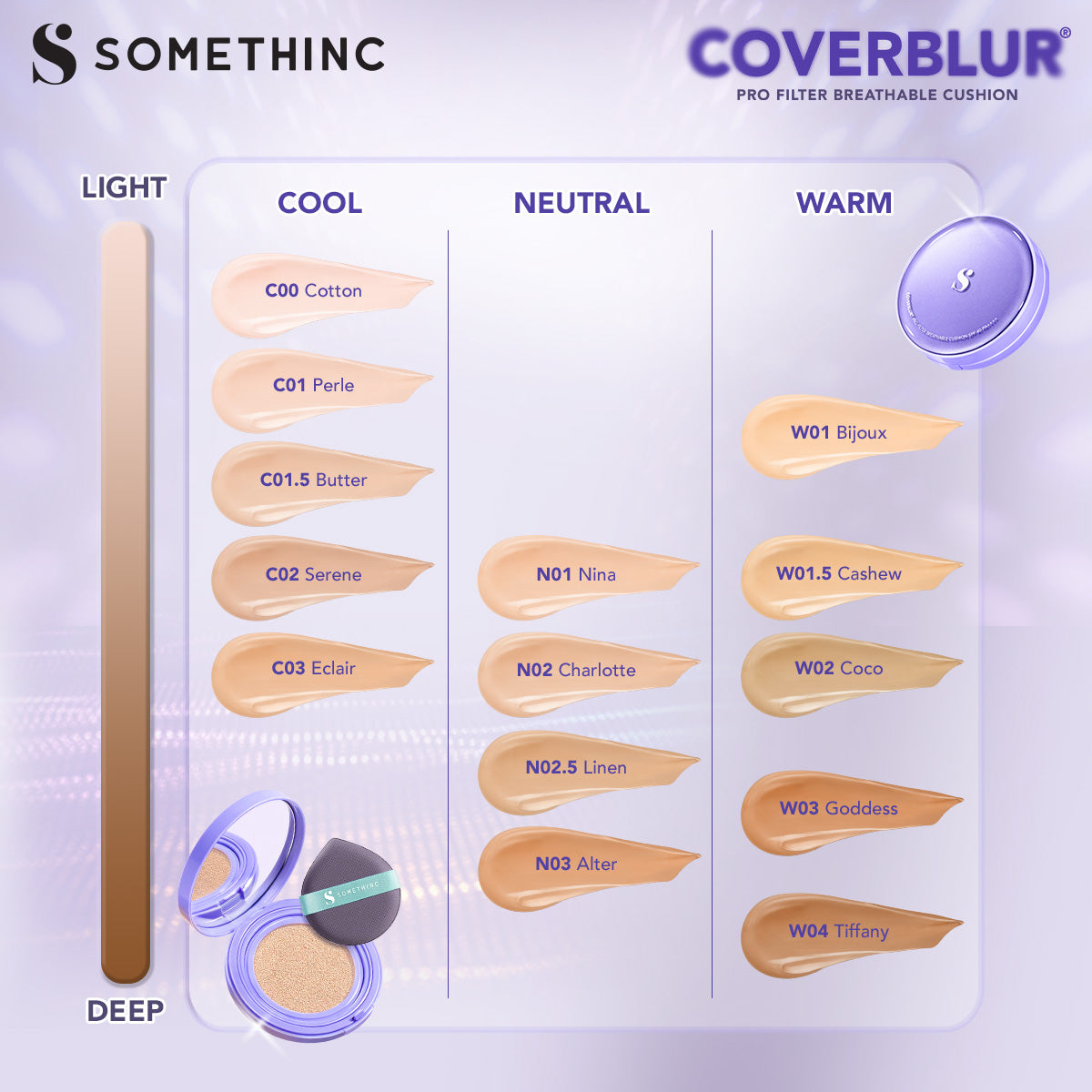 [EXCLUSIVE] SOMETHINC CoverBlur Pro Filter Breathable Cushion SPF 40 PA++++