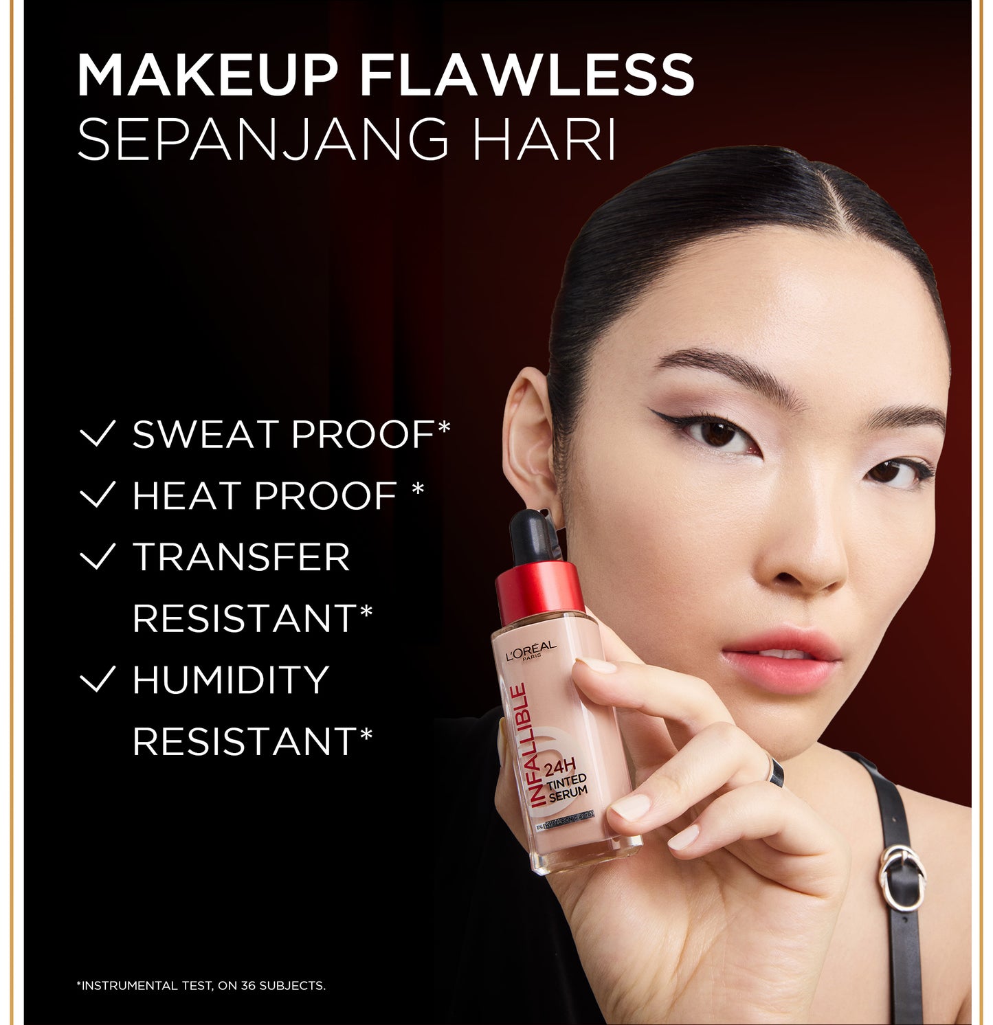 [BARU] L'OREAL PARIS INFALLIBLE 24H TINTED SERUM FOUNDATION LIGHTWEIGHT BREATHABLE RINGAN TAHAN HINGGA 24 JAM