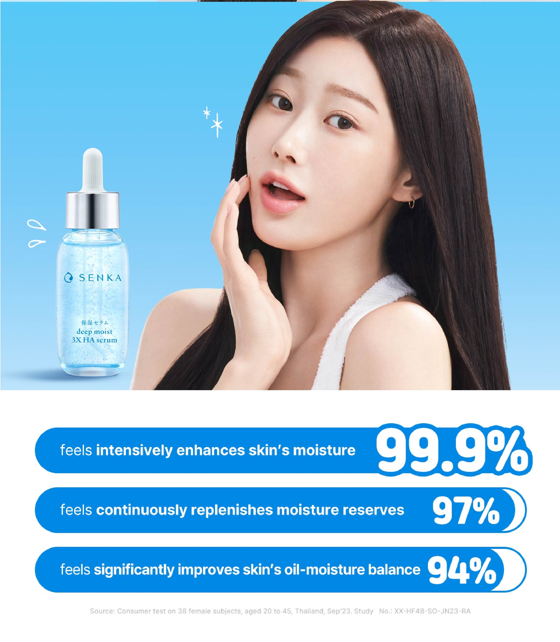 SENKA Deep Moist 3X HA Serum 30ml
