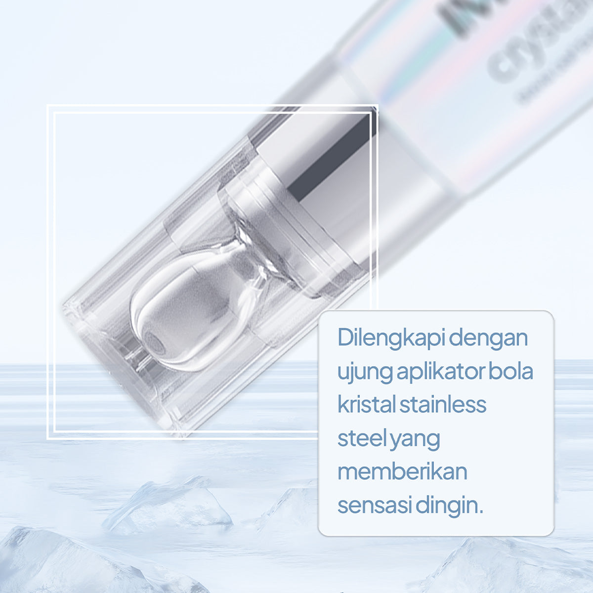 Implora Crystalice Eye Serum | Mengurangi mata panda | Mencerahkan dan melembapkan area mata | Mencegah Kerutan