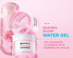 (PAKET HEMAT ISI 3) GARNIER Super UV Invisible Air-Mist Sunscreen Spray SPF 50+ PA++++ Micellar Pink Sakura Glow Water Gel Skin Barrier Repair Daily Cleanser Moisturizer Protection Essentials Bundle - 75 ml + 50 ml + 125 ml