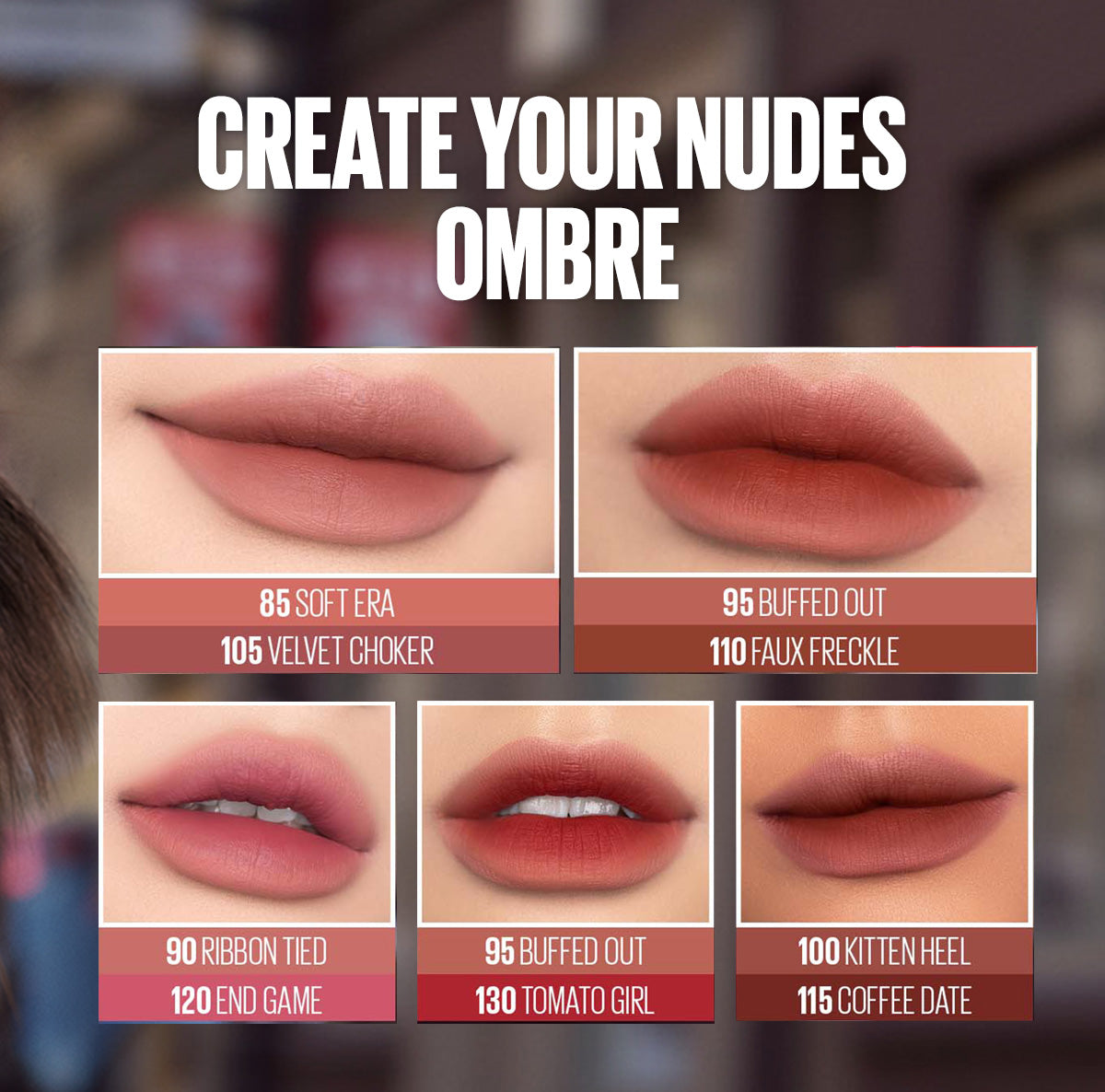 MAYBELLINE OFFICIAL Superstay Teddy Tint 5 mL - Teddy Soft Matte Tahan 12 Jam Lipstick Lipcream Lipstik Perfect Lip Tint