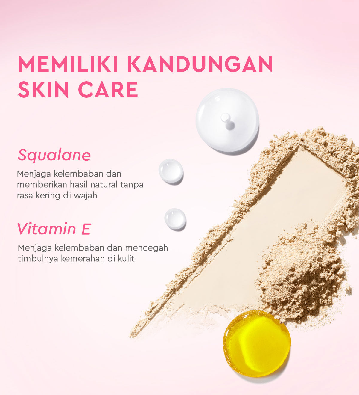 Glad2Glow Perfect Blurring Powder Foundation waterproof setting two way cake TWC Mengandung squalane dan vitamin E concealer pengontrol minyak meratakan warna kulit bantalan udara yang menjaga kelembapan alas bedak krim BB concealer g2glow official store