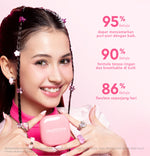 Glad2Glow Perfect Blurring Powder Foundation waterproof setting two way cake TWC Mengandung squalane dan vitamin E concealer pengontrol minyak meratakan warna kulit bantalan udara yang menjaga kelembapan alas bedak krim BB concealer g2glow official store