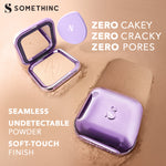SOMETHINC Copy Paste COVERBLUR Powder Foundation - Seamless Powder Foundation Dengan Formula Zero-Cakey, Zero-Cracky, Dan Zero-Pores*| Coverage Medium to Full, Mampu Meratakan Warna Wajah, Memperkecil Tampilan Pori, Dan Menghaluskan Tekstur Wajah