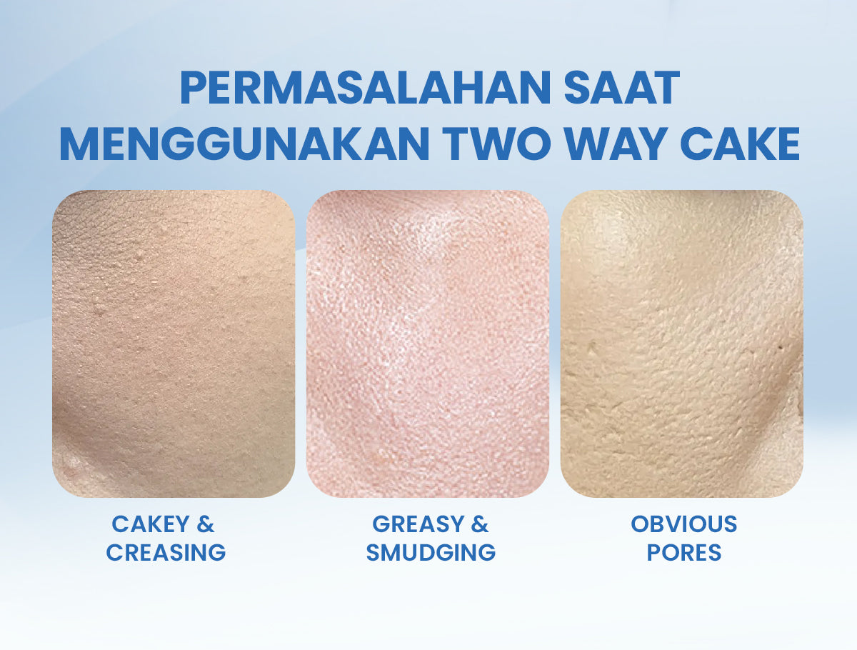 YOU Cloud Touch Dreamy 3 in 1 Two Way Cake Bedak Padat Two Way Cake Makeup