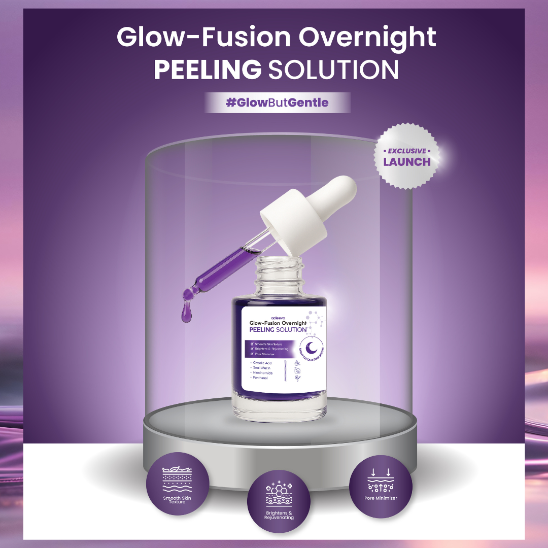 ADLEEVA Glow-Fusion Overnight PEELING SOLUTION - Serum Eksfoliasi