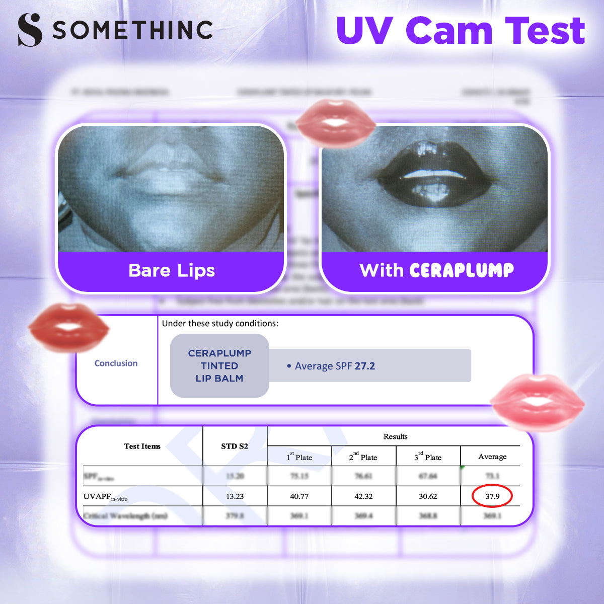 [GRATIS HADIAH] SOMETHINC Ceraplump Tinted Lip Balm SPF25 PA++++ - Warna Untuk Melembabkan & Memperkuat Lip Barrier | Glowy Finish, Untuk Bibir Terlihat Lebih Sehat & Plumpy