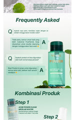 NPURE Acne Power Clear Micellar Water 300ML / Micellar No Alcohol / SLS Free