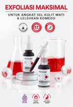Whitelab 17% Intensive Peeling AHA BHA PHA Serum - Serum Eksfoliasi Pengangkat Sel Kulit Mati Memperbaiki Tekstur Kulit Sebum Melting Komedo [BPOM]