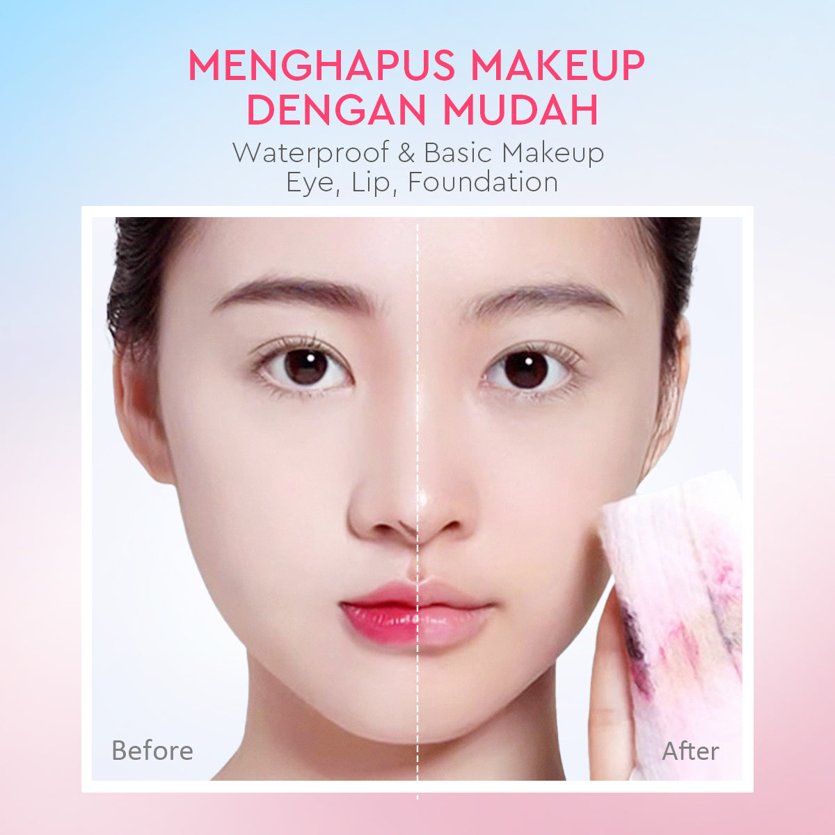 [READY STOCK] Glad2Glow Cherry Blossom Micellar Water 300ml Untuk Semua Kulit Lembut cleansing oil Penghapus Makeup Waterproof Hapus Riasan Tahan Air dengan Centella dan Tanpa Iritasi untuk Kulit Sensitif dan Berjerawat g2glow official store