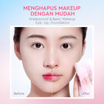 [READY STOCK] Glad2Glow Cherry Blossom Micellar Water 300ml Untuk Semua Kulit Lembut cleansing oil Penghapus Makeup Waterproof Hapus Riasan Tahan Air dengan Centella dan Tanpa Iritasi untuk Kulit Sensitif dan Berjerawat g2glow official store