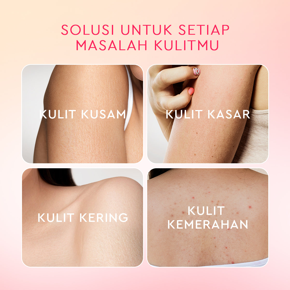 Glad2Glow Bright & Moist Body Serum Series | Body Cream Body Lotion Brighten Moist & Smooth Pemutih Badan Body Serum Glow & Peeling Menghidrasi Kulit Mencerahkan Dan Pemutih Tubuh Atasi Belang Brighty Care Whiten Handbody ohbt Lotion g2g official store