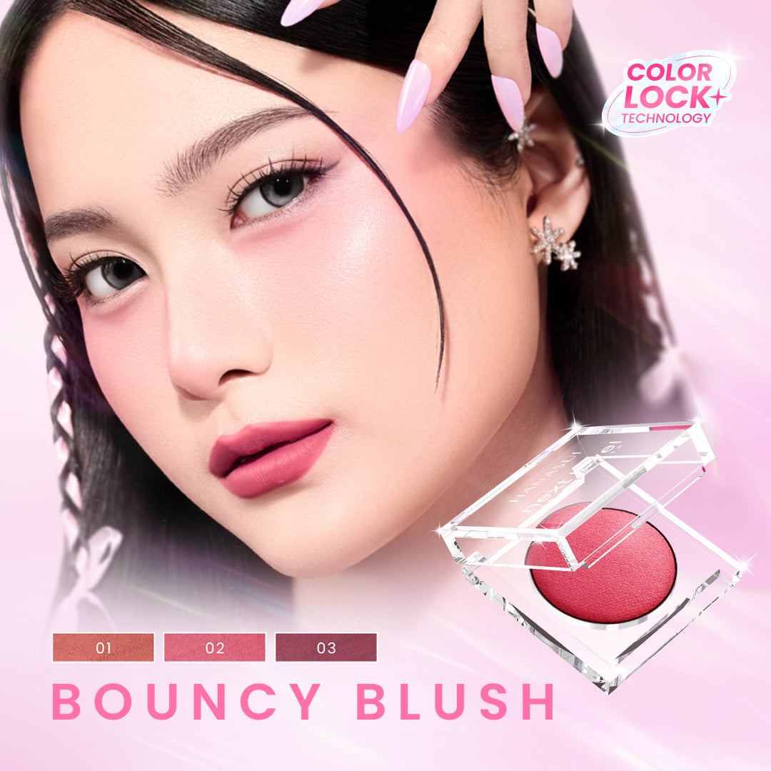 [Twinpack] Hanasui Next Level - Blurry Tint Bouncy Blush Butter Balm Liplast Cream Lip Tint Tahan Lama Velvet Finish Longlasting Bounce Tinted Balm Melembabkan Pigmented Matte Finish
