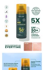 SUNSCREEN SPRAY - NPURE Cica Beat The Sun Spray  Healthy Glow & SPF Protection SPF 50+ dan PA++++ / Sunscreen Spray / Sunscreen Organic Centella Extract /Sunscreen Kulit jerawat dan beruntusan /  Sunscreen kulit normal