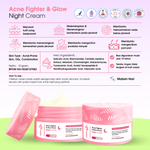 ADLEEVA - [DAPAT 2] Daylight Sunscreen - Night Cream (Acne / whitening)