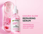 GARNIER Paket Skincare 1 Set Lengkap Sakura Glow Ceramide Skin Barrier Hydrating Daily Set Serum & Cream| Day Cream 50 ml + Night Cream 50 ml + Serum 30 ml tone up mencerahkan moisturizer pelembab