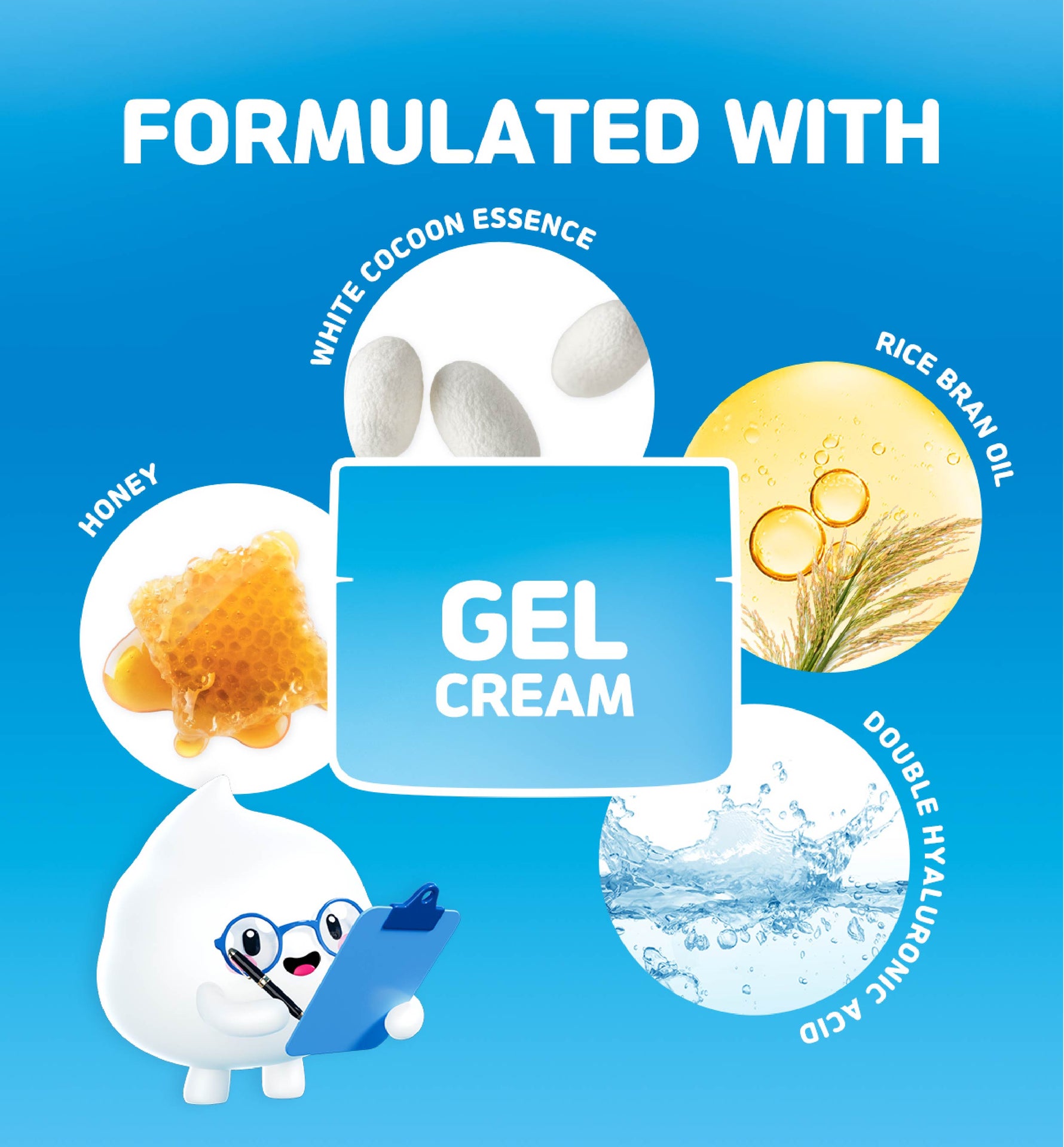 [Special Bundle] SENKA Deep Moist Gel Cream 50g + Perfect Whip U 120g