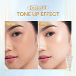 Glowsicha - Luminous Glow Tone Up Sunscreen SPF 50 PA+++ Sunscreen Ringan Dengan Niacinamide Tidak lengket dikulit SS Sunblock Mencerahkan Melindungi UV menjaga kelembapan kulit Hydrating Sunscreen Membantu Mencerahkan Wajah glowing
