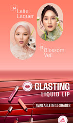 BEST SELLING! WARDAH Glasting Liquid Lip PINK POWER Lip Stain Lipgloss Lipstik Liptint Lip Matte Lipstick Lipcream Cleopatra Look Lip Cream Glossy Lip Longlasting Waterproof Tahan Lama Glaze Lip Makeup Two Tone Lip
