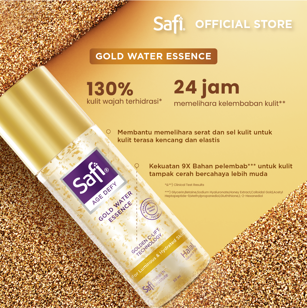 SAFI - Age Defy - Gold Water Essence 30 ml - Serum Wajah Anti Aging