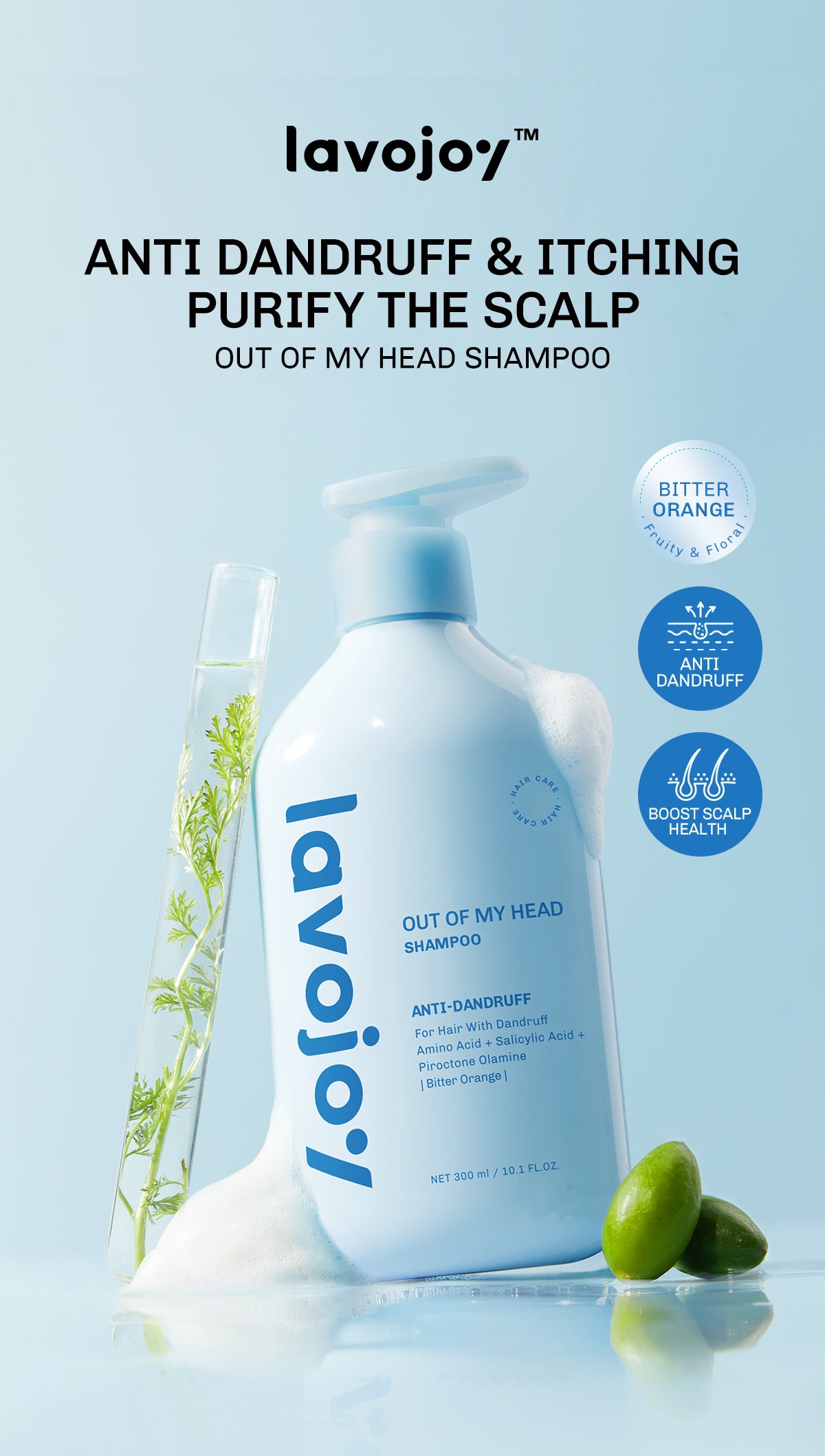 [HAIR CARE BUNDLE] Lavojoy Shampoo + Conditioner | Perawatan Rambut Rontok | Rambut Lepek | Anti Ketombe | Lembut Bervolume | Rambut Halus | Mengurangi Rambut Berminyak | Menutrisi Rambut | Mengurangi Gatal Kulit Kepala