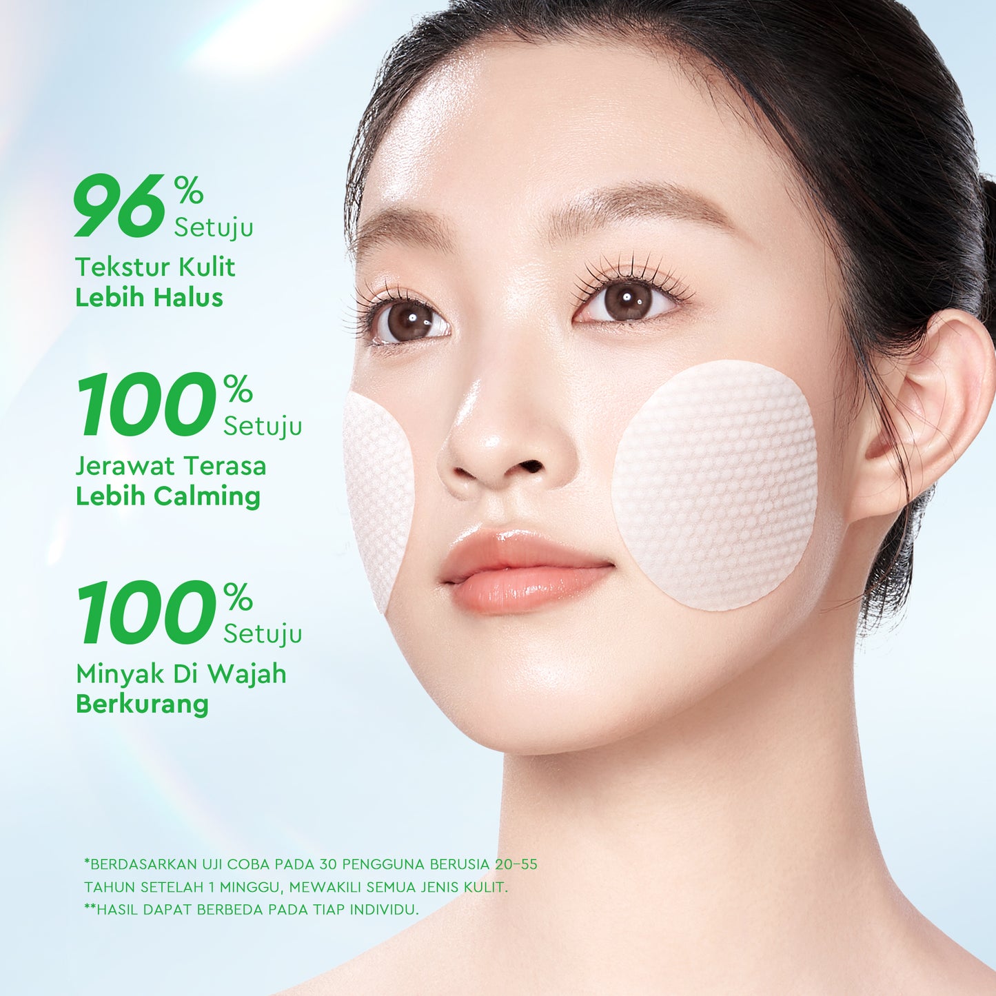 Glad2Glow Centella Salicylic Acid Exfoliating Acne Toner Pads Gentle Eksfoliasi Kulit Jerawat Kulit Sensitif (30 pads) Centella Pads Lactic Acid Malic AHA BHA Peeling Serum Acne Spot Serum Cica Acne Clear Pad Treatment Jerawat exfoliasi wajah obat jerawat