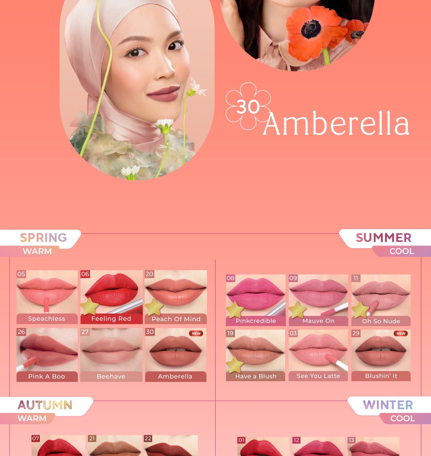 [OMBRE COVER BIBIR GELAP] WARDAH Ombre Glasting Liquid Lip + Matte Lip Cream -Lip-Stain-Lipgloss-Lipstik-Lip Matte-Lipcream-Lip Cream- Glossy Longlasting Waterproof Tahan Lama - Glaze Lip - Makeup - Liptin Anak Sekolah