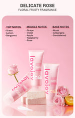 [TONE UP TWINPACK] Lavojoy Let It Glow Daily Shine Body Serum Instant Tone Up Delicate Rose with SPF 50PA++++ | Body Serum untuk Perlindungan Sinar UV | Mencerahkan Seketika & Melembapkan Kulit dengan 3% Niacinamide + Australian Super VC + Ceramide + HA