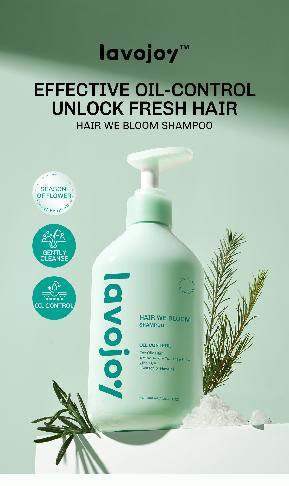 [HAIR CARE BUNDLE] Lavojoy Shampoo + Conditioner | Perawatan Rambut Rontok | Rambut Lepek | Anti Ketombe | Lembut Bervolume | Rambut Halus | Mengurangi Rambut Berminyak | Menutrisi Rambut | Mengurangi Gatal Kulit Kepala