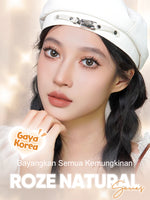 [Diameter kecil Kit]Magister Softlens Minus Kit 14.0mm softlens paketan lengkap minus Nude Brown OMG