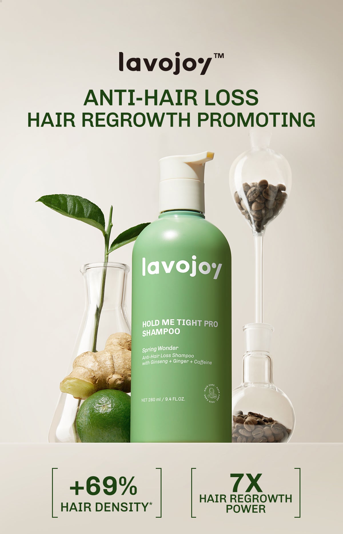 [HAIR CARE BUNDLE] Lavojoy Shampoo + Conditioner | Perawatan Rambut Rontok | Rambut Lepek | Anti Ketombe | Lembut Bervolume | Rambut Halus | Mengurangi Rambut Berminyak | Menutrisi Rambut | Mengurangi Gatal Kulit Kepala