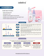 BUNDLE COMBO MELACARE Whitening Glow Booster Series Complete + Peeling Serum + Moisturizer